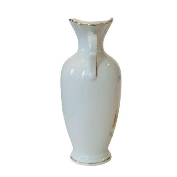 Vintage Holly Hobbie Gold Rimmed Porcelain Bud Vase Made In Japan 1973 - Picture 4 of 7